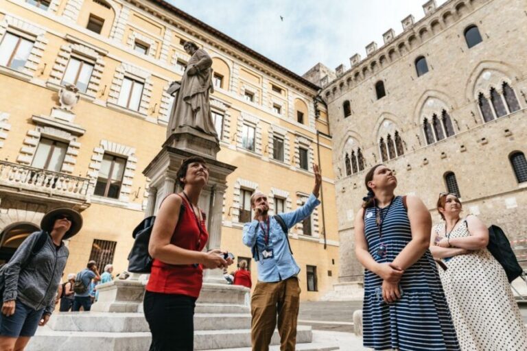 Florence: Siena, San Gimignano and Chianti Small Group Tour - Siena’s Guided Walk, Cathedral Option, and the Palio Piazza