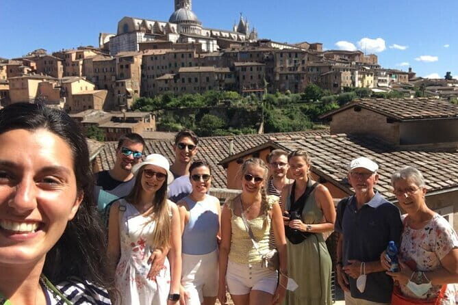 San Gimignano, Siena, Monteriggioni: Fully Escorted Tour, Lunch & Wine Tasting - Piazza del Campo Finale: The Shell-Shaped Stage for Palio Drama