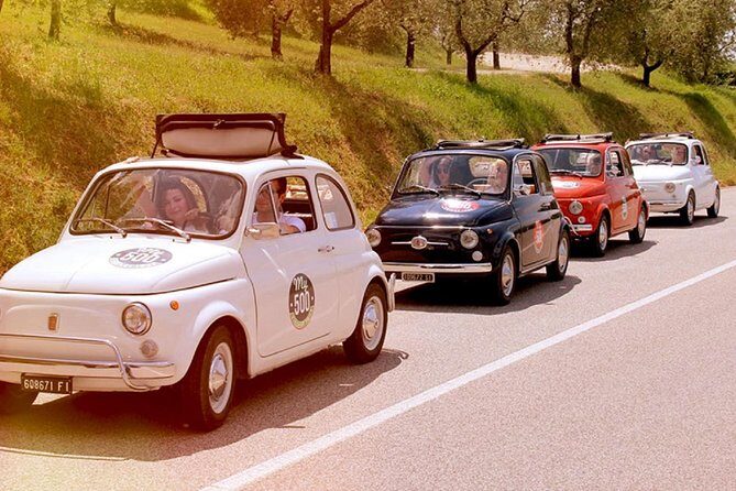 Vintage Fiat 500 Tour from Siena: Tuscan Hills and Winery Lunch - The Road to Castellina in Chianti: Short Stop, Big Views